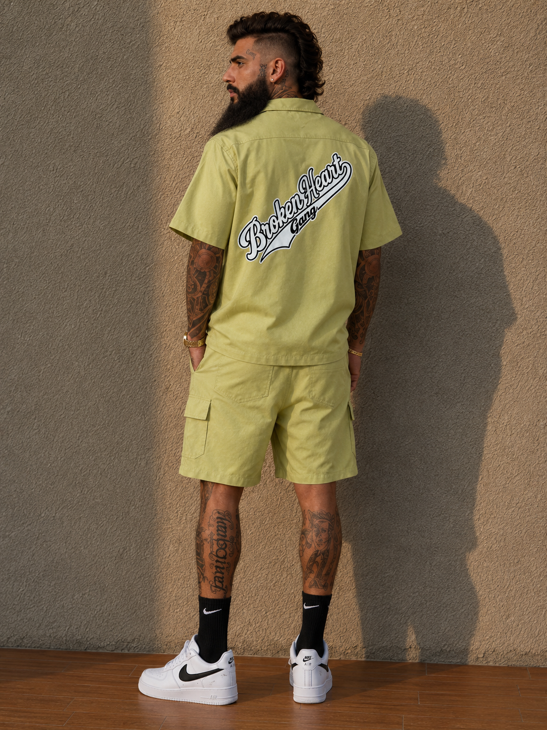 BROKEN HEART GANG WORKWEAR SET KHAKI