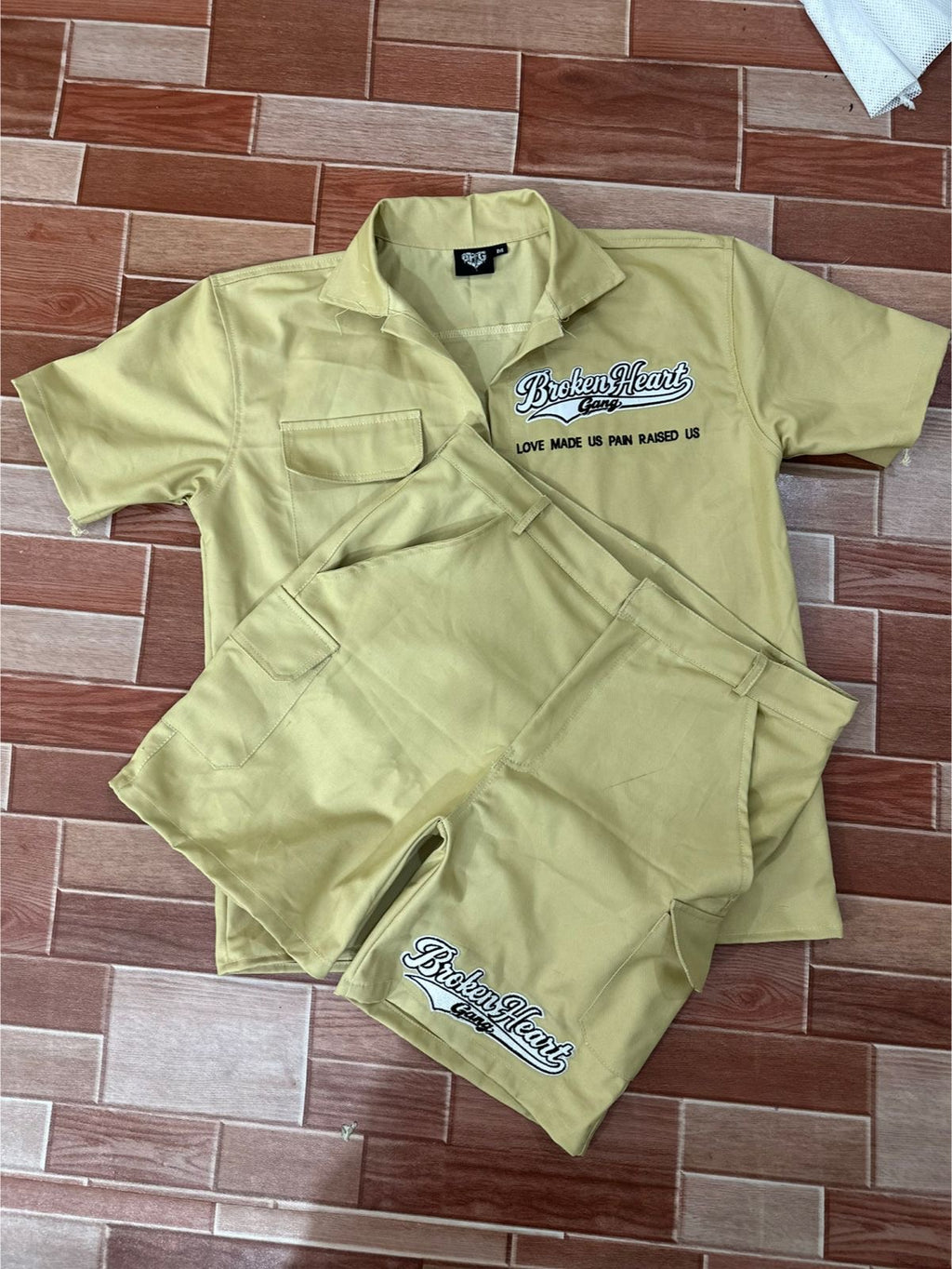 BROKEN HEART GANG WORKWEAR SET KHAKI