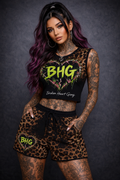 BROKEN HEART GANG WOMENS CROP GYM WEAR